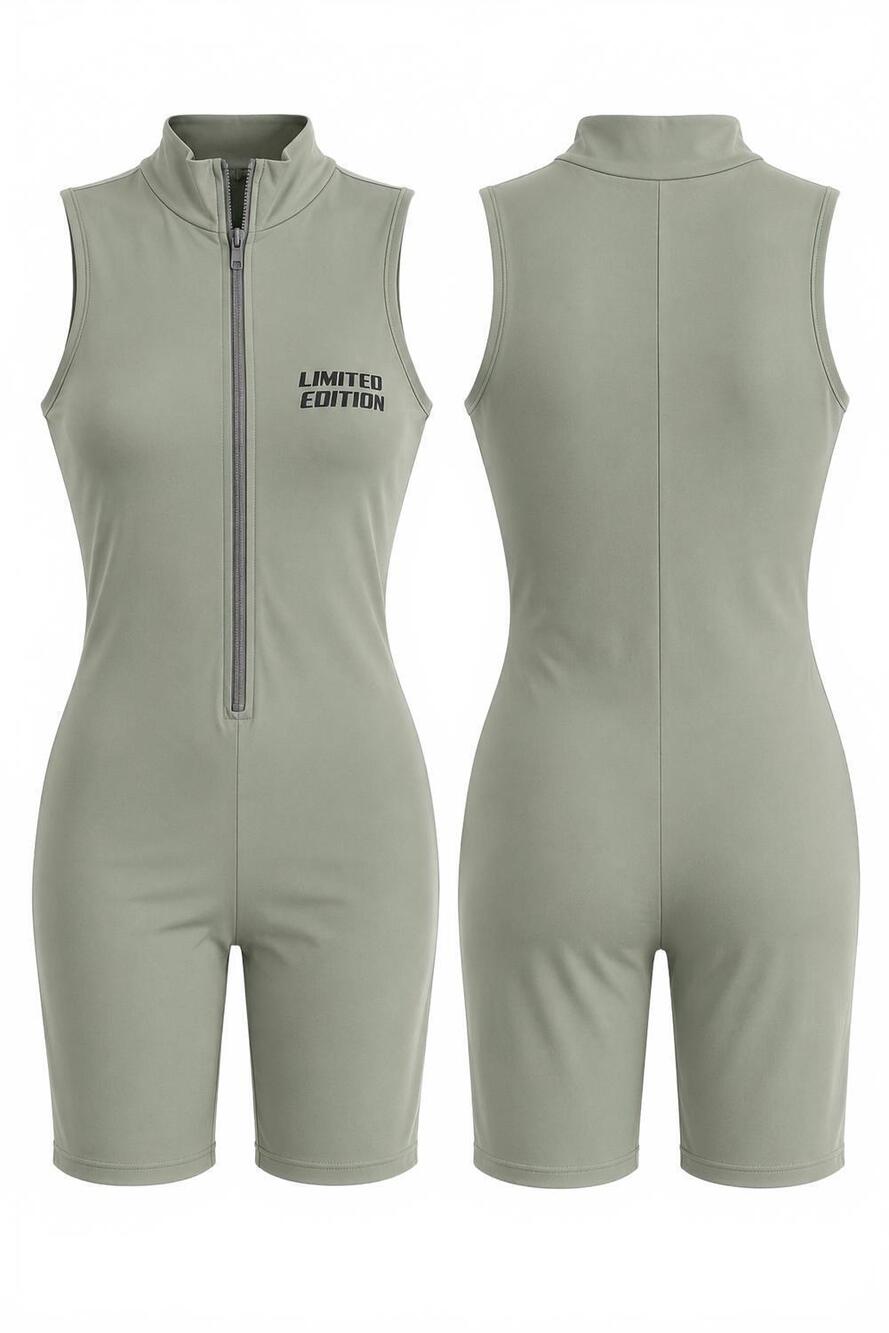 NEW CHERRY MELLOW women's limited edition biker jump set in gray